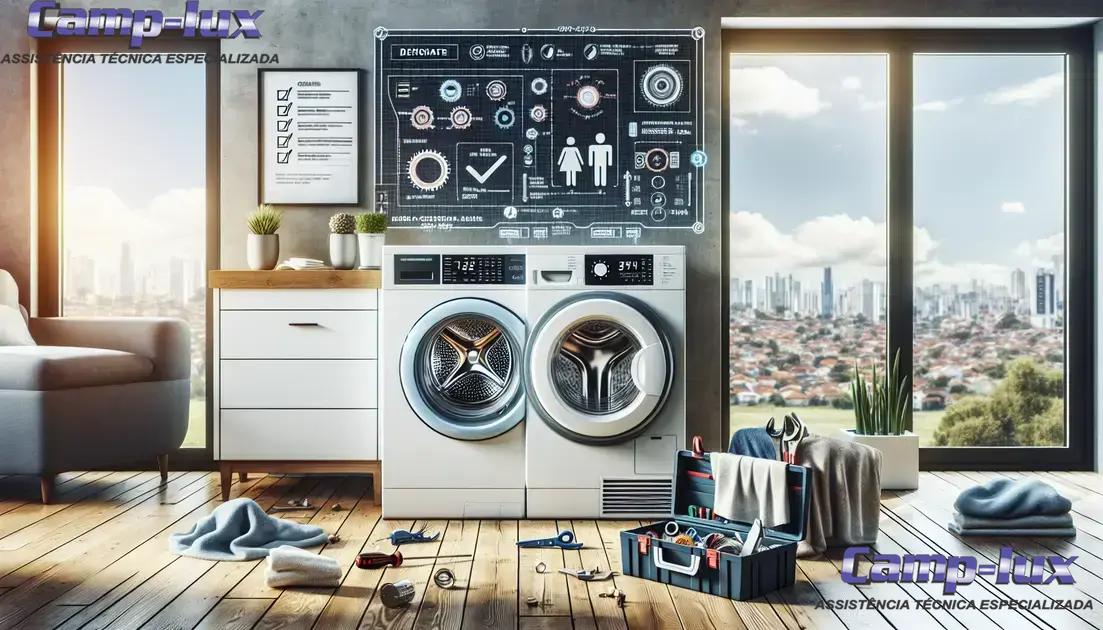 Sinais de que sua lava e seca precisa de reparos