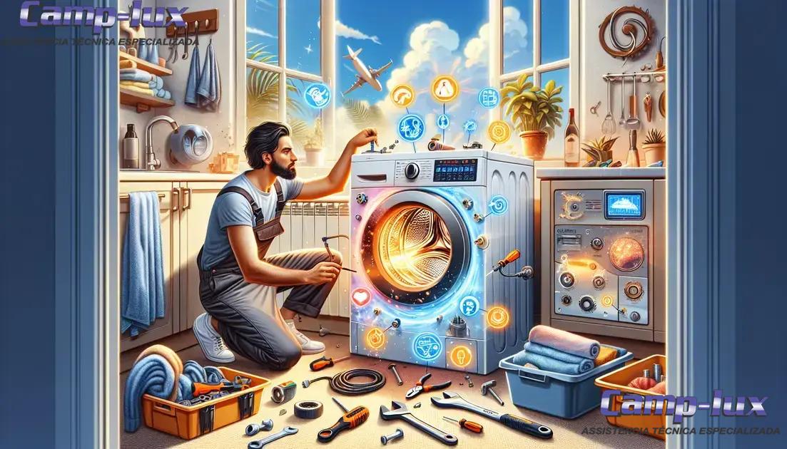 Principais problemas e soluções para lava e seca